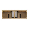 Lorelai 72" Double Vanity, Light Natural Oak, w/ 3 CM Tajnar Eclos Top