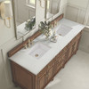 Lorelai 72"Double Vanity, Mid-Century Walnut w/ 3 CM Lime Delight Silestone Top