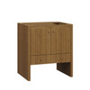 Hudson 30" Single Vanity, Honey Oak w/ 3 CM Carrara Marble Top