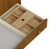Hudson 30" Single Vanity, Honey Oak w/ 3 CM Victorian Silver Silestone Top