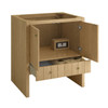 Hudson 30" Single Vanity, Light Natural Oak w/ 3 CM Ethereal Noctis Silestone Top