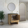 Hudson 30" Single Vanity, Light Natural Oak w/ 3 CM Phantome Eclos Top