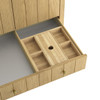 Hudson 30" Single Vanity, Light Natural Oak w/ 3 CM Phantome Eclos Top