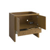 Hudson 36" Single Vanity, Honey Oak w/ 3 CM Charcoal Soapstone Silestone Top