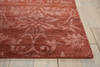 Nourison Silk Shadows SHA03 Rust Area Rugs