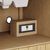 Hudson 36" Single Vanity, Light Natural Oak w/ 3 CM Charcoal Soapstone Top