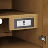 Hudson 48" Single Vanity, Honey Oak w/ 3 CM Parisien Bleu Silestone Top