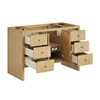 Hudson 48" Single Vanity, Light Natural Oak w/ 3 CM Ethereal Noctis Top