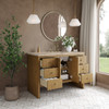Hudson 48" Single Vanity, Light Natural Oak, w/ 3 CM Tajnar Eclos Top