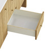 Hudson 60" Double Vanity, Light Natural Oak w/ 3 CM Charcoal Soapstone Top