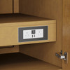 Hudson 60" Single Vanity, Honey Oak w/ 3 CM Victorian Silver Silestone Top w/FreePower Wireless Charger