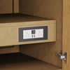 Hudson 60" Single Vanity, Light Natural Oak w/ 3 CM Eternal Jasmine Pearl Top