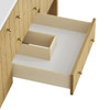 Hudson 60" Single Vanity, Light Natural Oak w/ 3 CM Eternal Jasmine Pearl Top