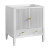 Myrrin 30" Single Vanity, Bright White w/ 3 CM Lime Delight Silestone Top