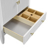 Myrrin 30" Single Vanity, Bright White w/ 3 CM Lime Delight Silestone Top