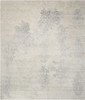 Nourison Silk Shadows SHA14 Ivory/silver Area Rugs
