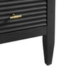 Myrrin 30" Single Vanity, Carbon Oak w/ 3 CM Charcoal Soapstone Silestone Top