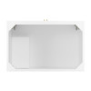 Myrrin 36" Vanity, Bright White w/ 3 CM Lime Delight Silestone Top