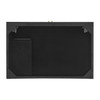 Myrrin 36" Vanity, Carbon Oak w/ 3 CM Victorian Silver Silestone Top