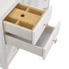 Myrrin 48" Single Vanity, Bright White w/ 3 CM Ethereal Noctis Silestone Top