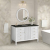 Myrrin 48" Single Vanity, Bright White, w/ 3 CM Phantome Eclos Top