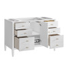 Myrrin 48" Single Vanity, Bright White, w/ 3 CM Tajnar Eclos Top
