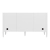 Myrrin 60" Double Vanity, Bright White w/ 3 CM Lime Delight Silestone Top