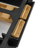 Myrrin 60" Double Vanity, Carbon Oak, w/ 3 CM Tajnar Eclos Top