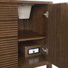 Myrrin 60" Double Vanity, Mid Century Walnut