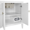 Myrrin 72" Double Vanity, Bright White w/ 3 CM Charcoal Soapstone Silestone Top