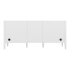 Myrrin 72" Double Vanity, Bright White w/ 3 CM Lime Delight Silestone Top