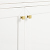 Chicago 30" Single Vanity, Glossy White, w/ Single Hole 3CM White Zeus Silestone® Top & Backsplash