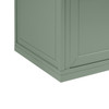 Chicago 30" Single Vanity, Smokey Celadon, w/ 3 CM Siberian Silestone Top