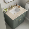 Chicago 30" Single Vanity, Smokey Celadon, w/ 3 CM Tajnar Eclos Top