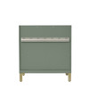 Chicago 30" Single Vanity, Smokey Celadon, w/ 3 CM Victorian Silver Silestone® Top