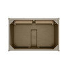 Chicago 36" Single Vanity, Walnut Whisper, w/ 3 CM Lime Delight Silestone® Top