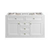 Chicago 48" Single Vanity, Glossy White, w/ 3 CM Eternal Jasmine Pearl Silestone® Top