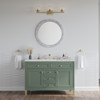 Chicago 48" Single Vanity, Smokey Celadon, w/ 3 CM Ethereal Noctis Silestone® Top
