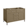 Chicago 48" Single Vanity, Walnut Whisper, w/ 3 CM Parisien Bleu Silestone® Top