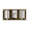 Chicago 48" Single Vanity, Walnut Whisper, w/ 3 CM Victorian Silver Silestone® Top