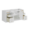 Chicago 60" Double Vanity, Glossy White