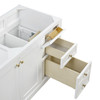 Chicago 60" Double Vanity, Glossy White