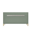 Chicago 60" Single Vanity, Smokey Celadon, w/ 3 CM Eternal Jasmine Pearl Silestone® Top