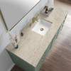 Chicago 60" Single Vanity, Smokey Celadon, w/ 3 CM Tajnar Eclos Top