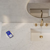 Chicago 60" Single Vanity, Walnut Whisper, w/ 3 CM Eternal Jasmine Pearl Silestone Top w/ FreePower Wireless Charger