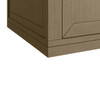 Chicago 60" Single Vanity, Walnut Whisper, w/ 3 CM Ethereal Noctis Silestone Top w/ FreePower Wireless Charger