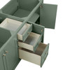 Chicago 72" Double Vanity, Smokey Celadon