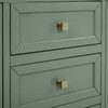 Chicago 72" Double Vanity, Smokey Celadon, w/ 3 CM Ethereal Noctis Silestone® Top