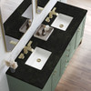 Chicago 72" Double Vanity, Smokey Celadon, w/ 3 CM Phantome Eclos Top