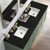 Chicago 72" Double Vanity, Smokey Celadon, w/ 3 CM Phantome Eclos Top
